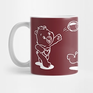 twin bears playing ball Mug